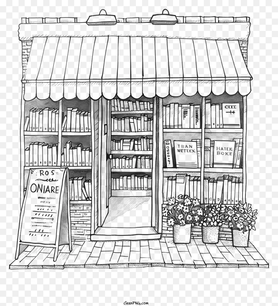 Buchhandlung Buchhandlung Bücher Small Business Storefront - Gemütliche Buchhandlung mit 