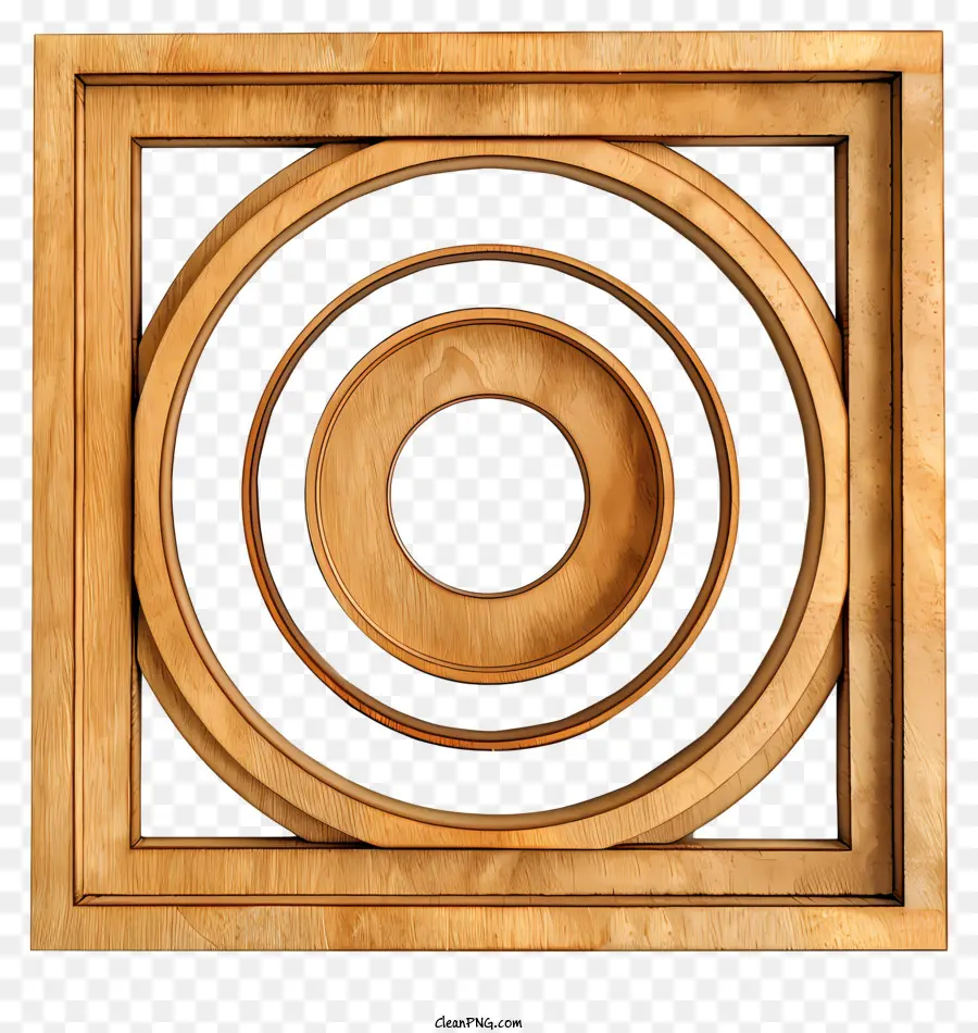 abstrakte Muster - Kreisförmiges Holzdesign, durchscheinender Hintergrund, vielseitige Verwendung