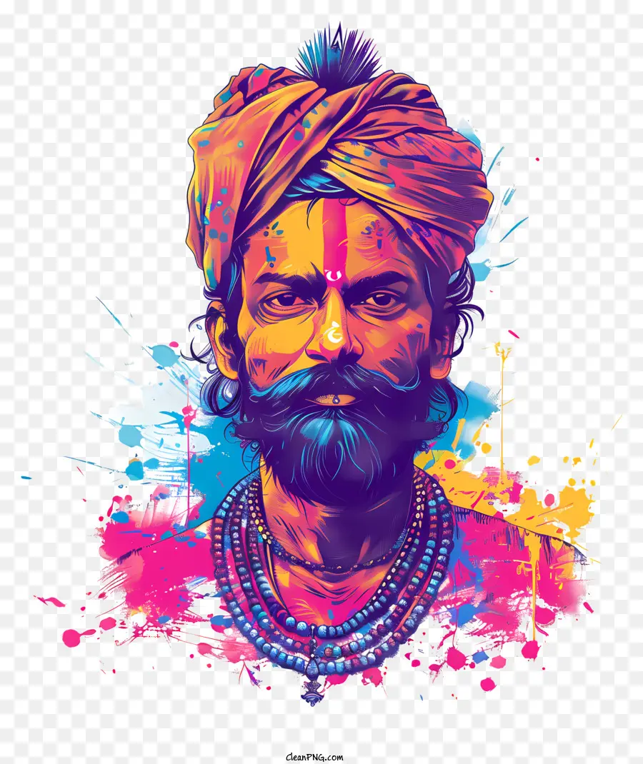 Người đàn ông Ấn Độ Trang phục Ấn Độ Văn hóa Ấn Độ Quần áo truyền thống - Trang phục truyền thống của Ấn Độ với màu sắc tươi sáng, vui tươi