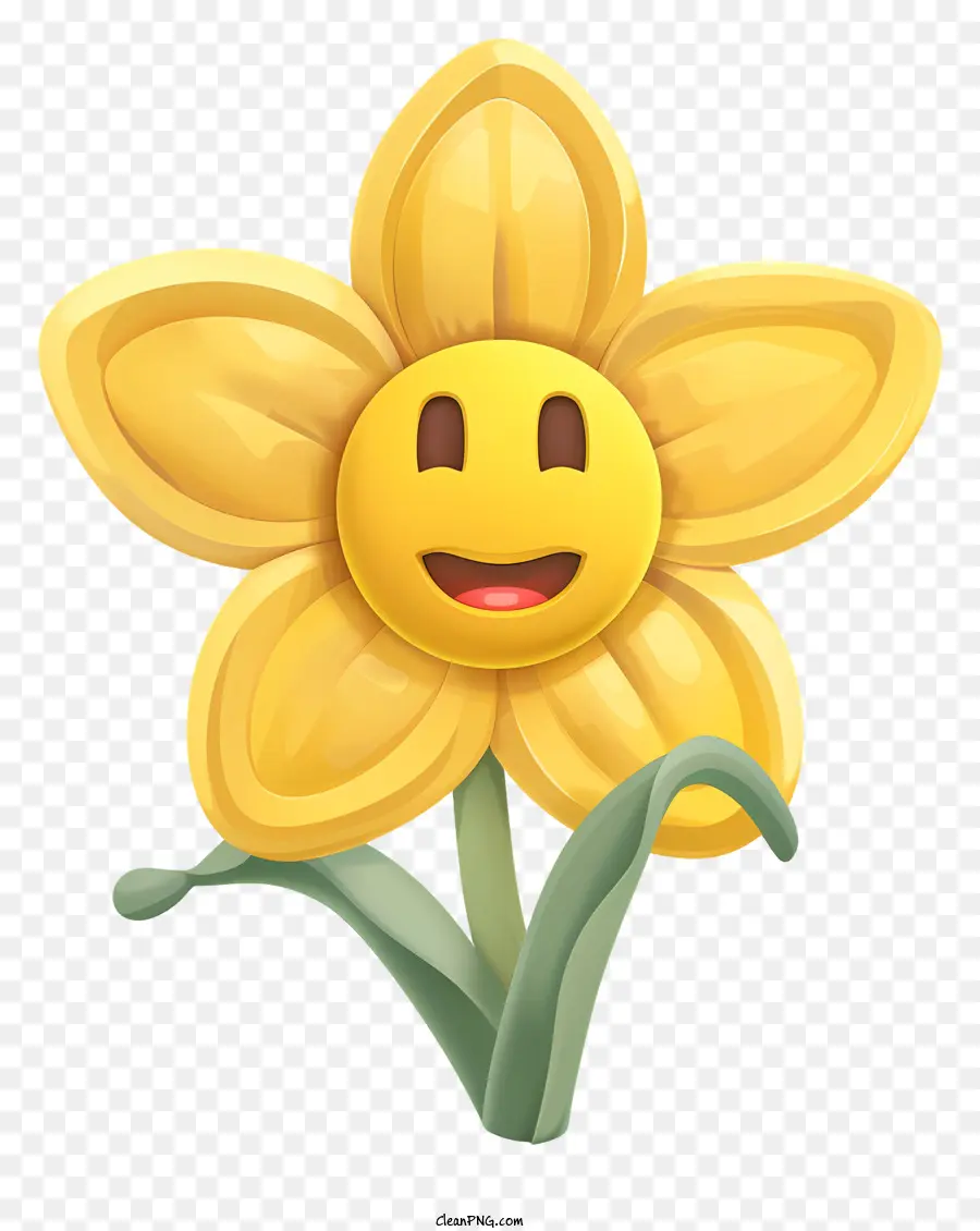 mặt cười - Happy Daffodil với khuôn mặt cười