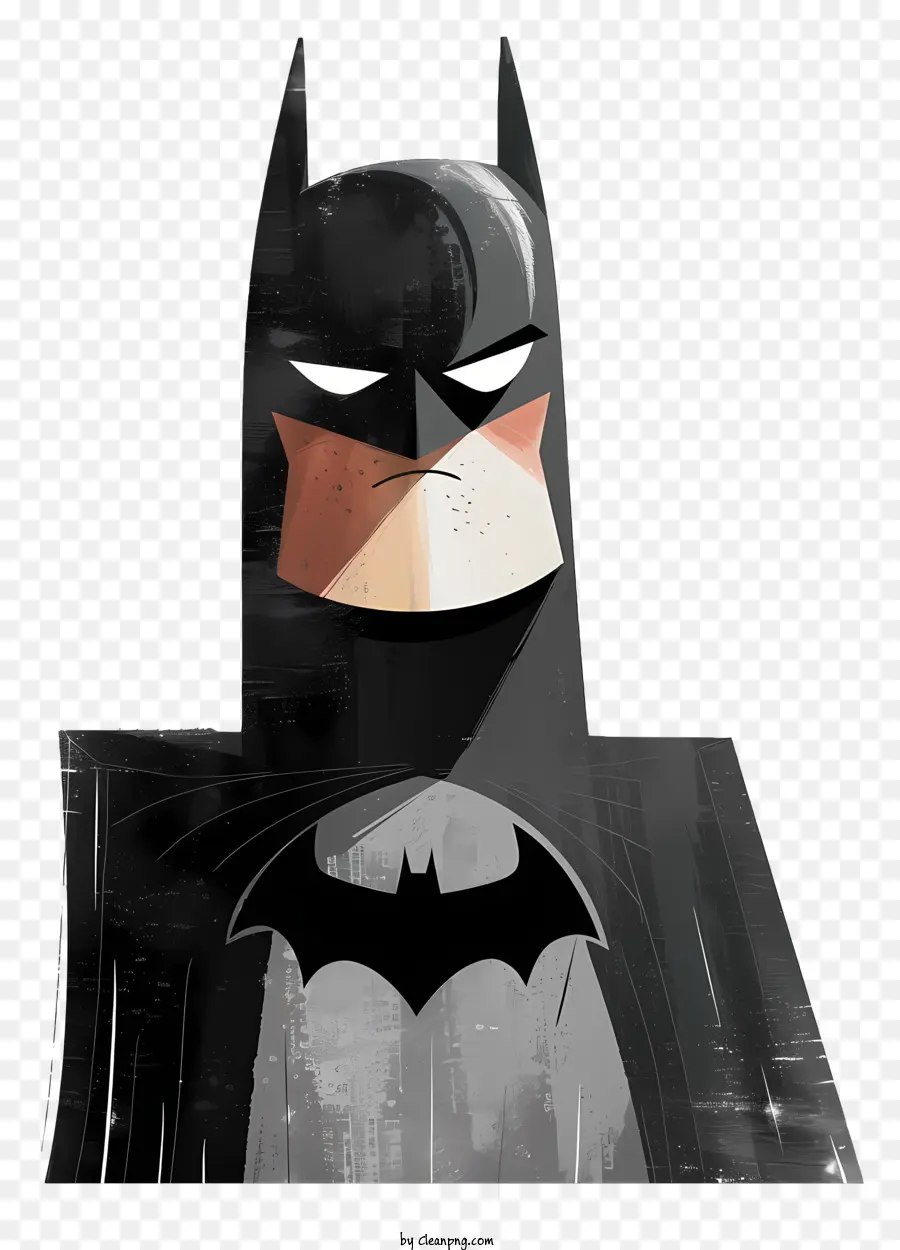 Batman - Batman -Kostüm mit Logo, intensiv und mysteriös