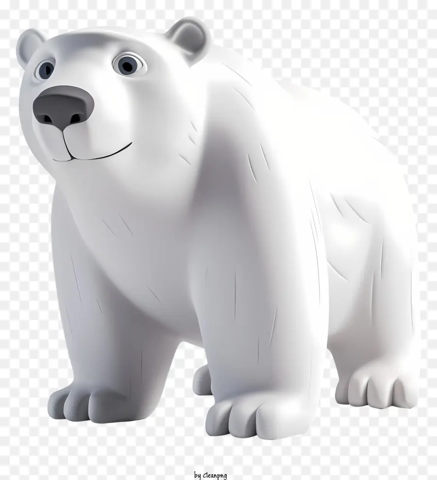 International Polar Bear Day Polar Bear Wildlife Arctic gefährdete Arten - Eisbär lächelte mit geschlossenen Augen