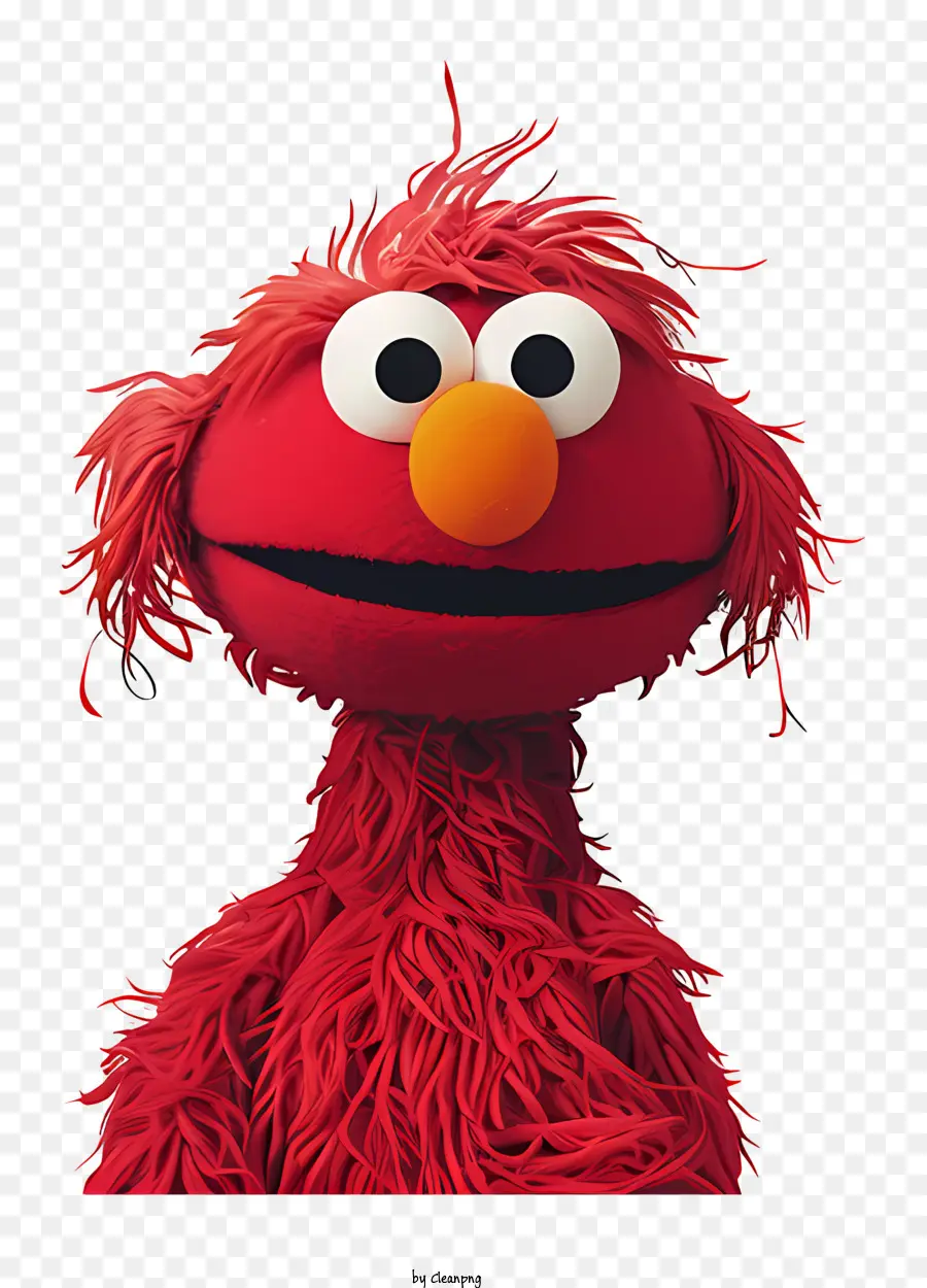 Sesamstraße - Rote Sesamstraße Charakter im braunen Anzug lächeln