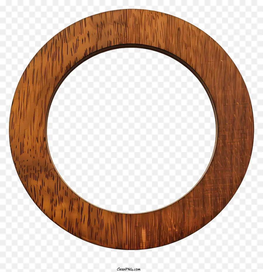 Kreise kreisförmiger hölzerner Rahmen glänzender Oberfläche mit festem Holzrahmen glatte Oberfläche - Kreisförmiger Holzrahmen mit glattem glänzendem Finish