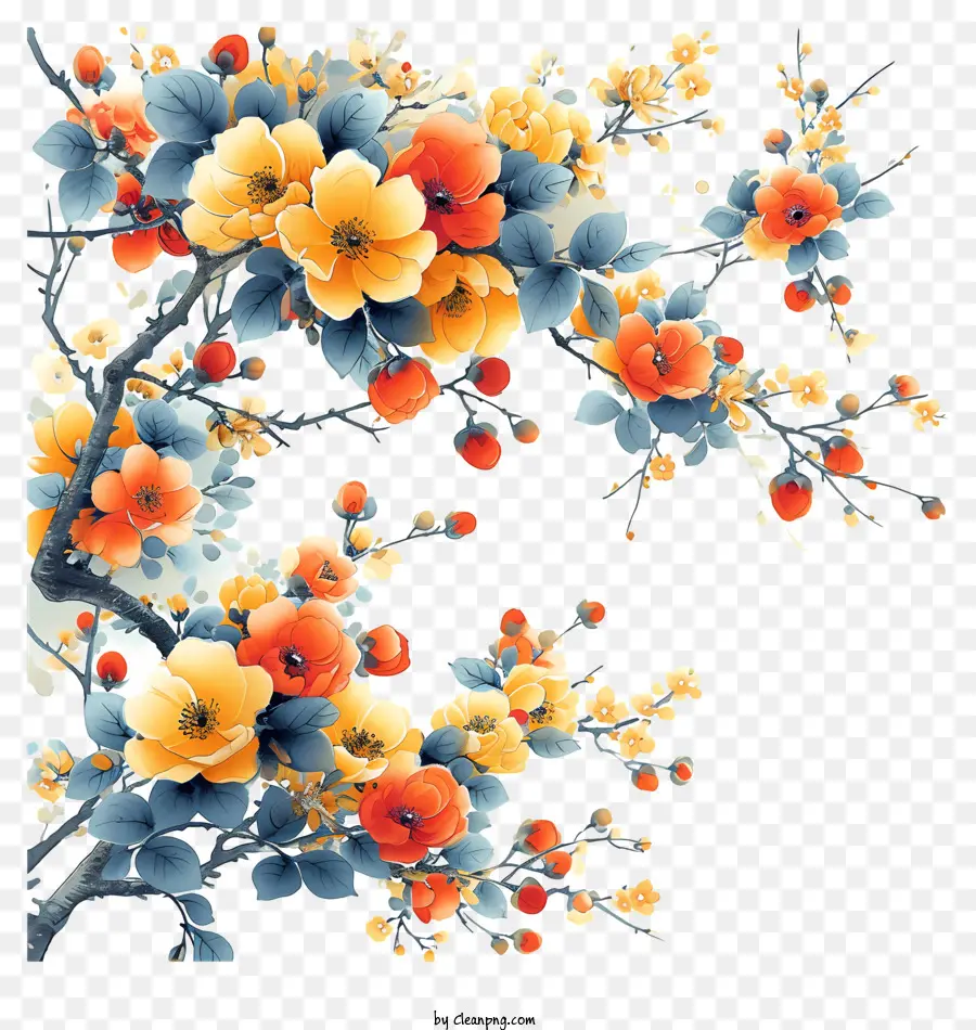 Terra cotta hoa sắp xếp cửa sổ bệ hoa màu cam lọ - Sắp xếp hoa đầy màu sắc trên bình hoa, phong cách thực tế