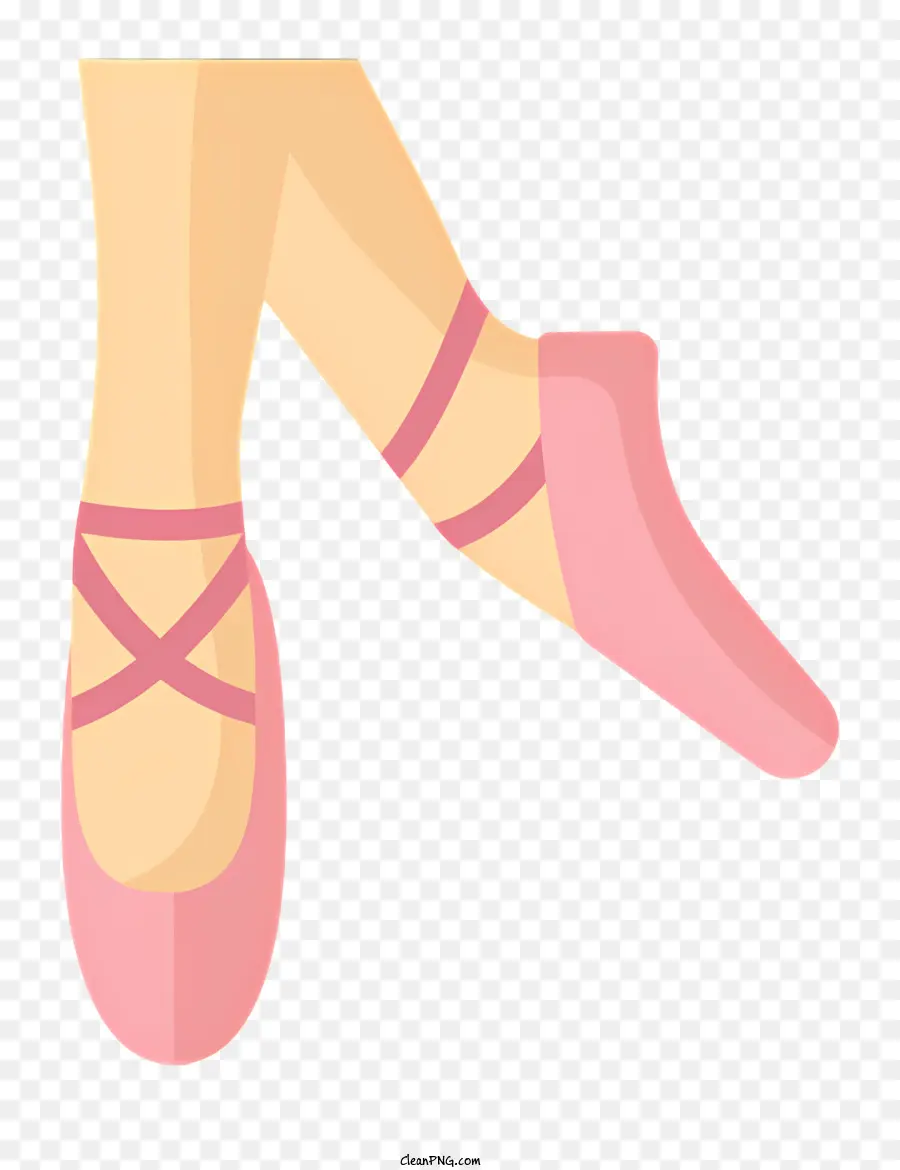 Giày múa ba lê logo dép ballet dép màu hồng re - Dép ba lê màu hồng với dây buộc trắng