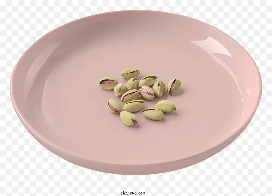 pistacchio pistachios ciotola in porcellana rosa - Piccola ciotola rosa con pistacchi crudi all'interno