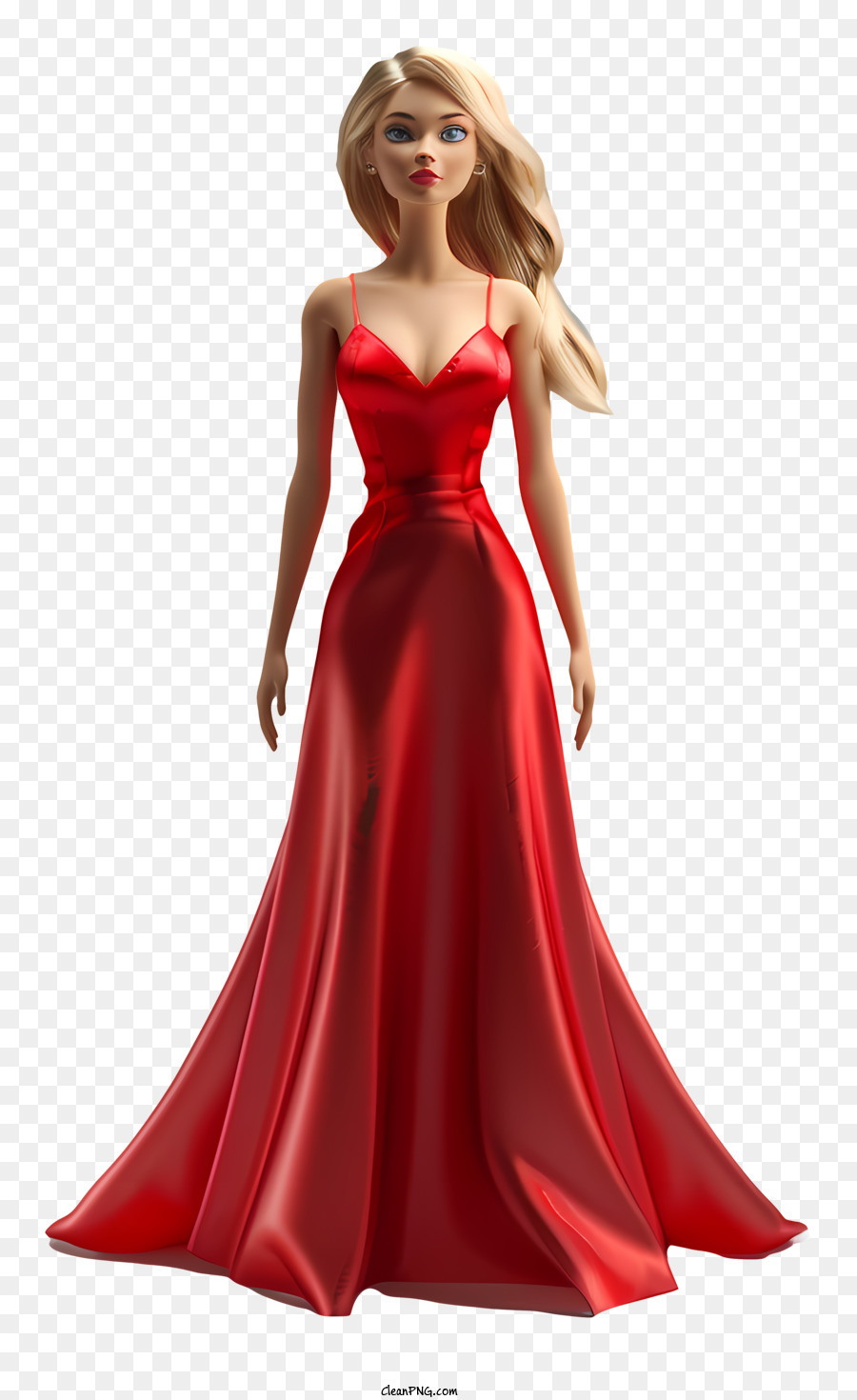 Barbie Floral Fashion Red Dress Doll - Walmart.com