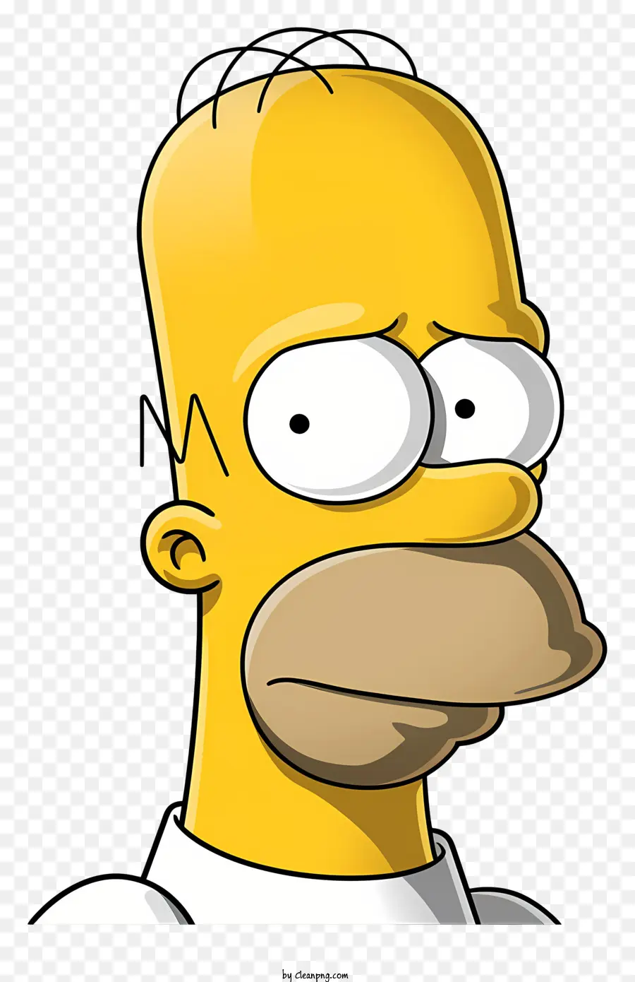 Homer Simpson - Amateurabteilung von Homer Simpson sieht ernst aus