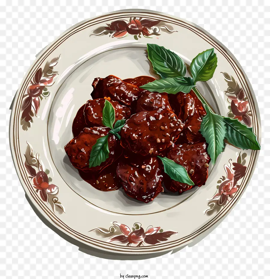 carne di salsa di salsa di salsa macinata macinata - Polpette con salsa di vino rosso e pane
