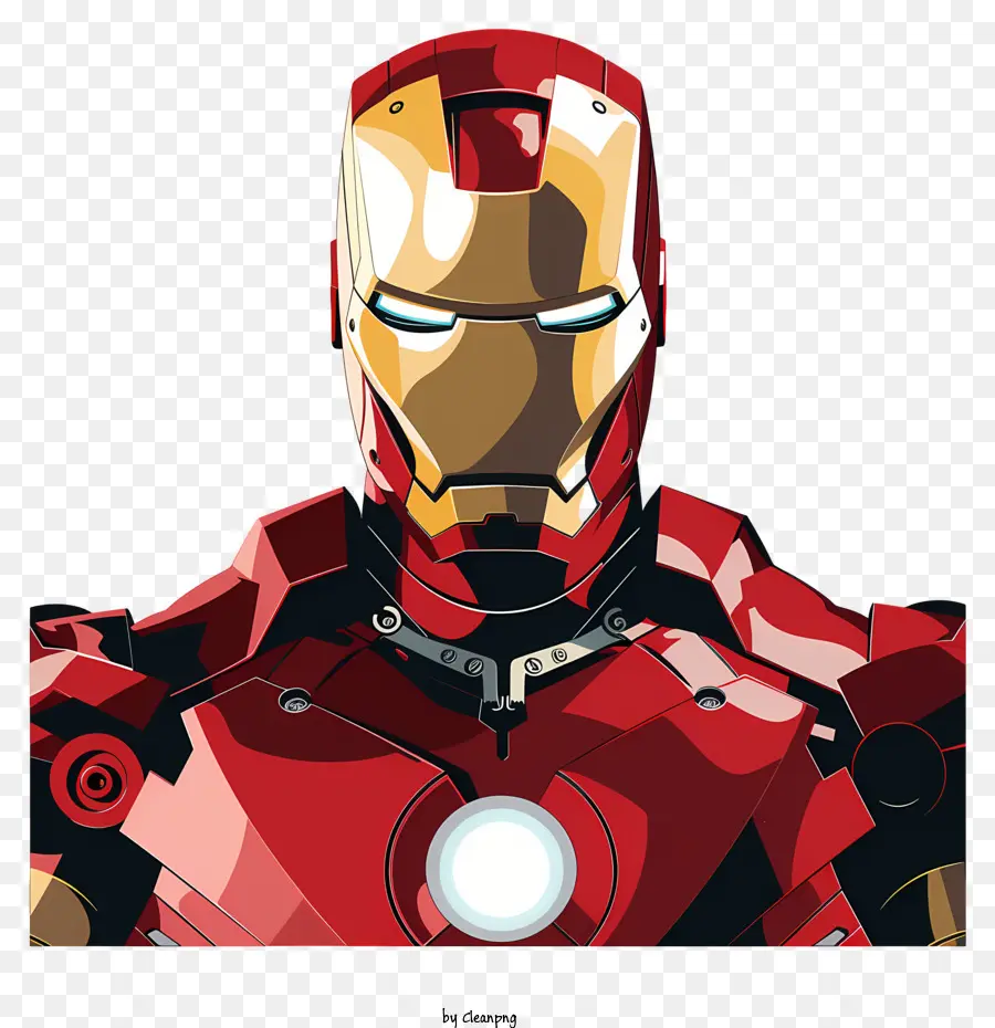 uomo di ferro - Determinato Iron Man pronto per la battaglia