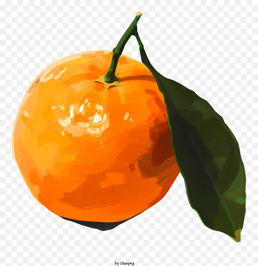 arancione - Immagine luminosa e realistica dell'arancia caduta