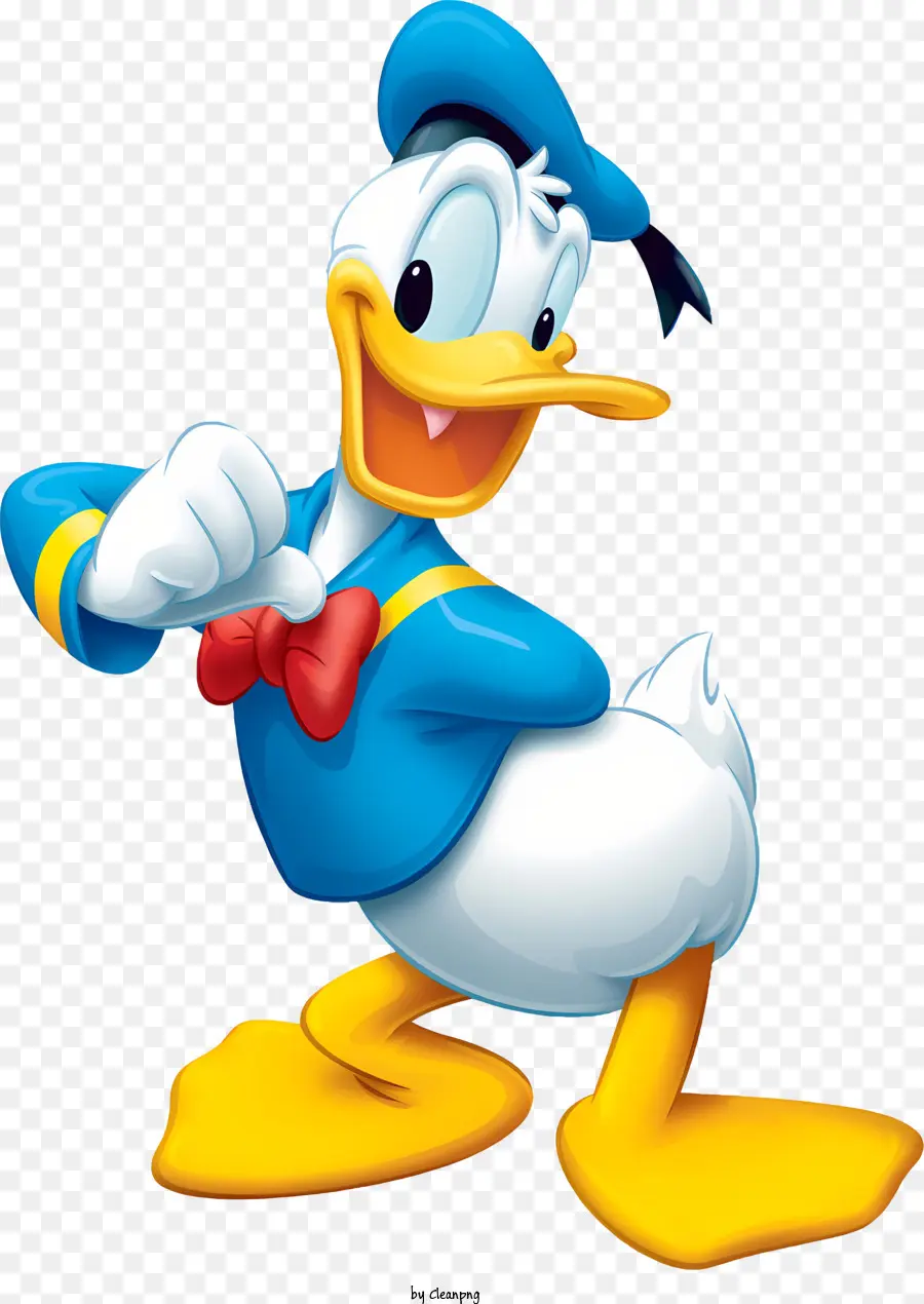 Paperino - Personaggio dei cartoni animati vestito da Donald Duck