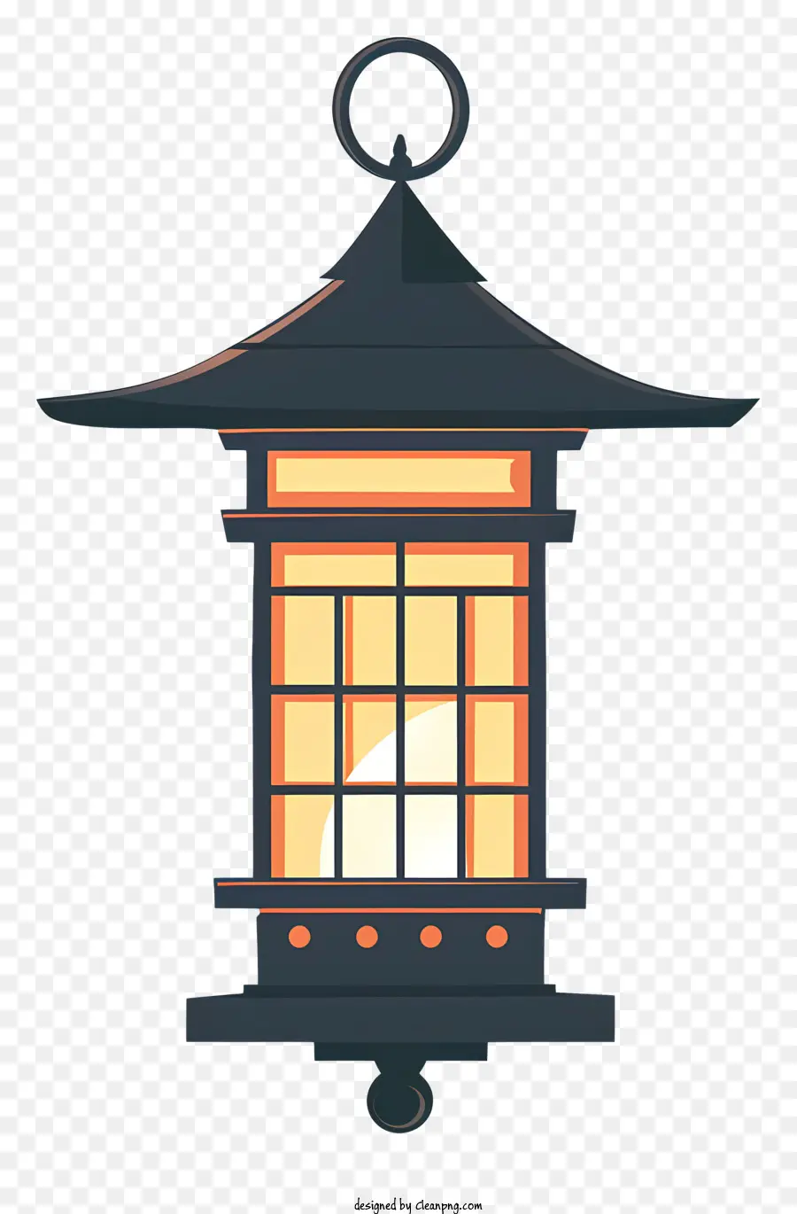 metal lantern traditional japanese lantern ornate carvings curved roof lantern warm yellow glow
