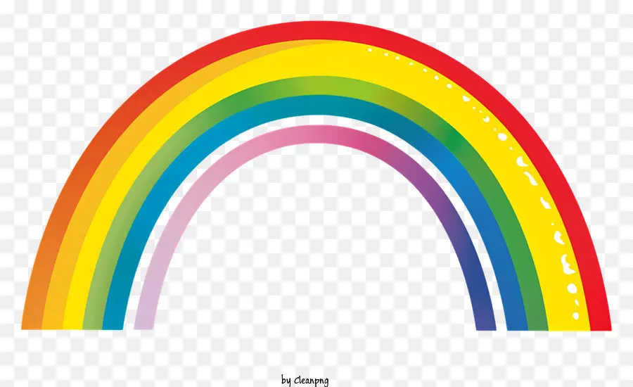 arcobaleno - Arcobaleno colorato nel cielo dopo la pioggia