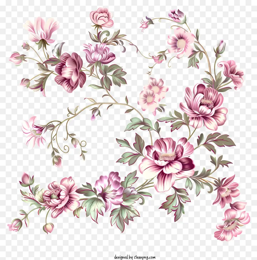 Flores Blumenarrangement Schwarz -Weiß -Zeichnungsrosen Gänseblümchen - Detaillierte Schwarz -Weiß -Blumenzeichnung