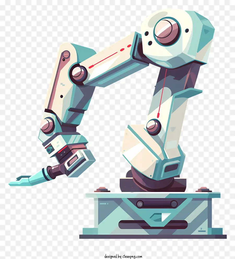 Robot Robot Robot Robot Materiali metallici in acciaio titanio - Strumento di tenuta del braccio robot di fantascienza retrò