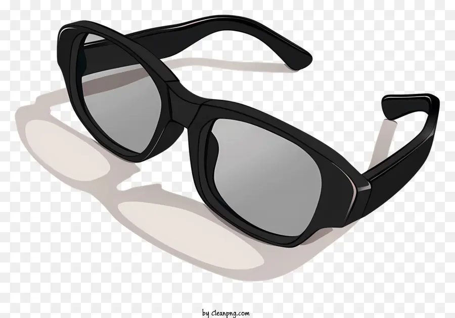 Schwarze Brille Schwarze Sonnenbrille Spiegellinsen gekrümmte Sonnenbrillen getönte Objektive - Schwarze Sonnenbrille mit gekrümmten, gespiegelten Objektiven