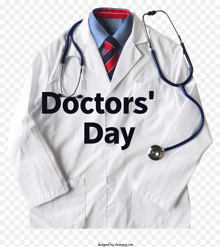 Ngày của bác sĩ - Ăn mừng các bác sĩ với ống nghe và áo khoác phòng thí nghiệm