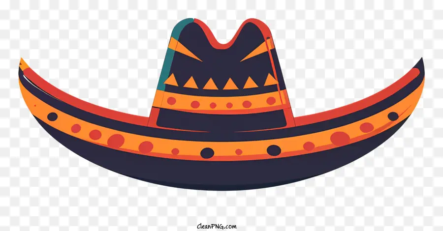 hut - Buntes traditioneller mexikanischer Sombrero mit Fransen