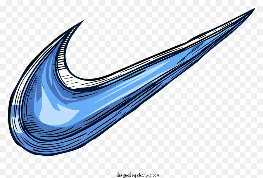 nike logo - Blau -weiße Luft Jordan Sneaker Zeichnung