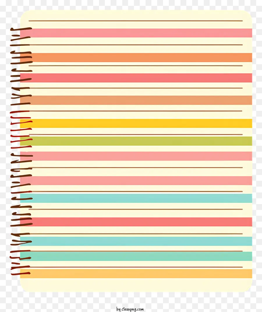 forniture per la scuola - Notebook colorato a spirale con pagine vuote