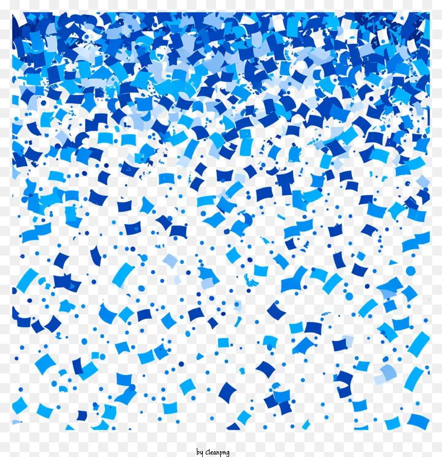 Blue Confetti