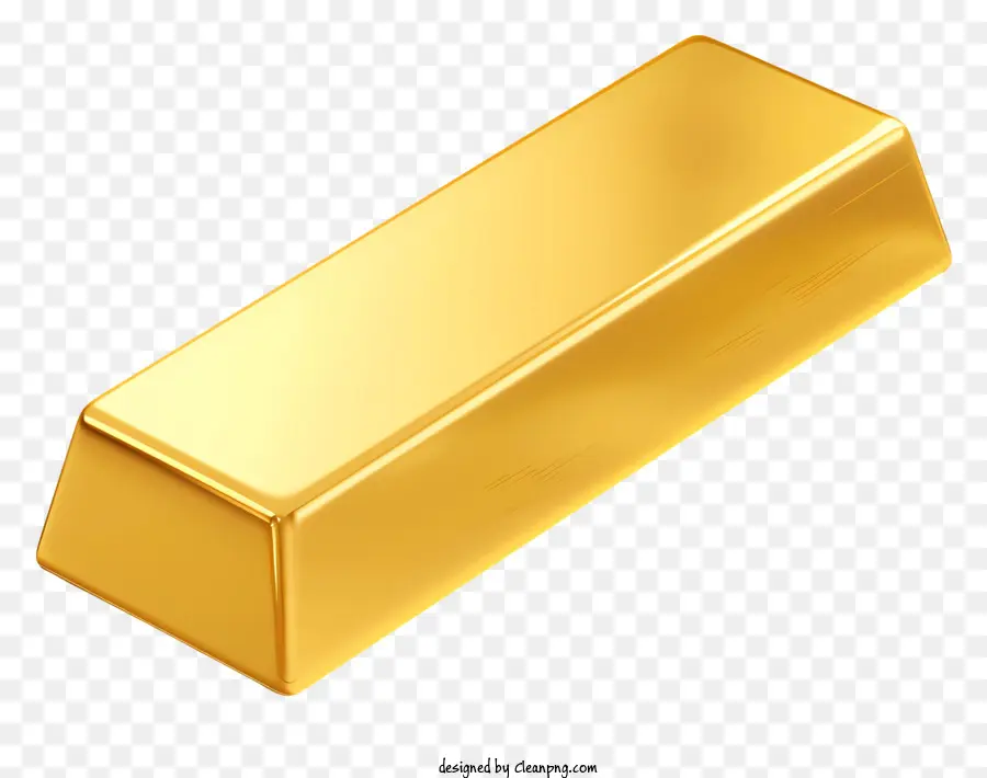 Lingotto d'oro - Barra oro luminosa e lucida per uso di valuta