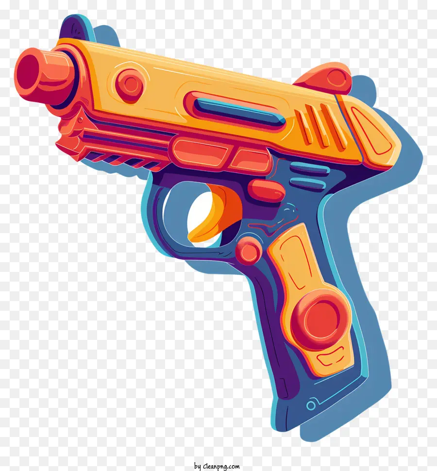 súng lục neon neon súng súng đồ chơi đầy màu sắc súng nhựa chơi súng - Súng đồ chơi neon đầy màu sắc với bề mặt đánh bóng