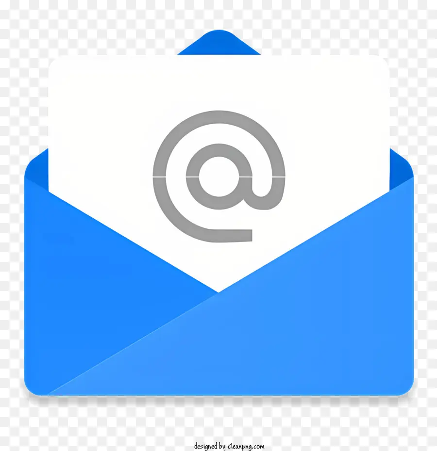 Umschlag - E -Mail -Umschlagsymbol auf schwarzem Hintergrund