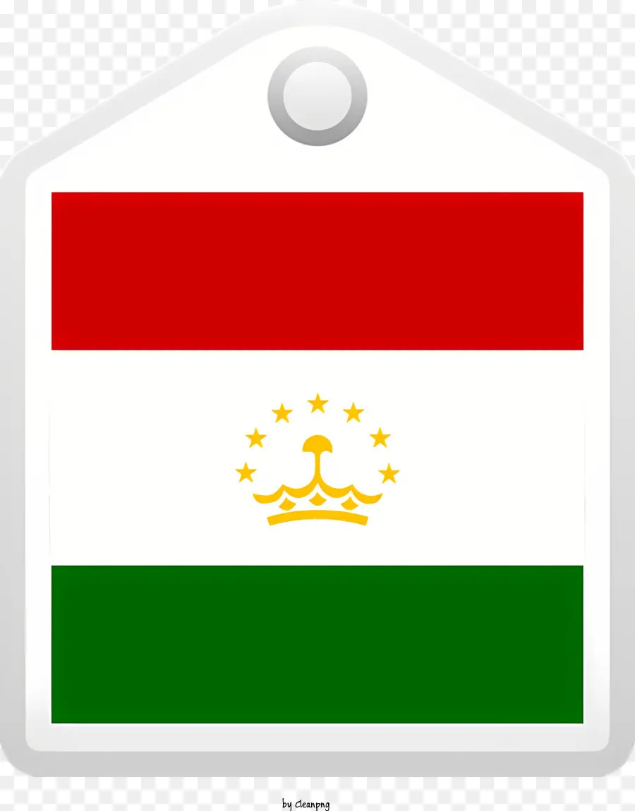 Cờ Tajikistan Thống nhất của Emirates Emirates Red Green - Thẻ cờ UAE trên nền đen