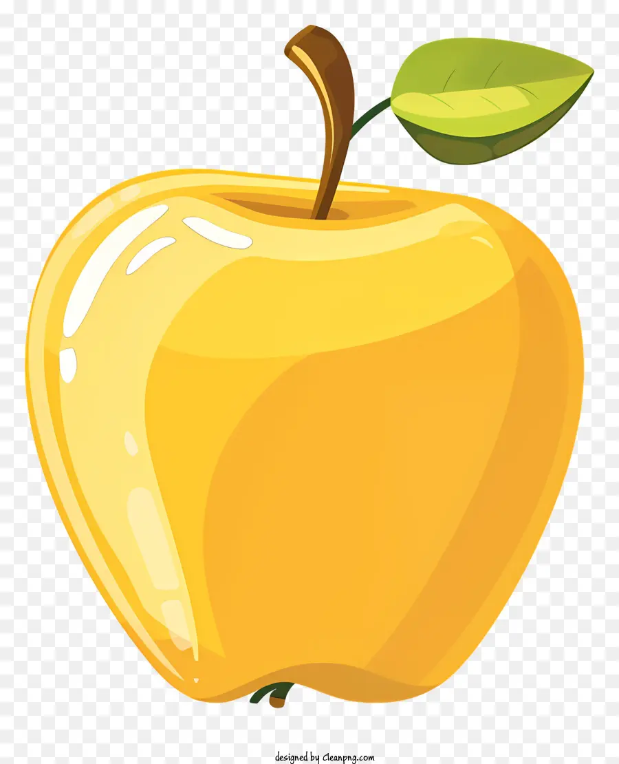 táo vàng táo tốt cho sức khỏe ăn trái cây ngọt - Quả táo ngọt tươi với lá xanh