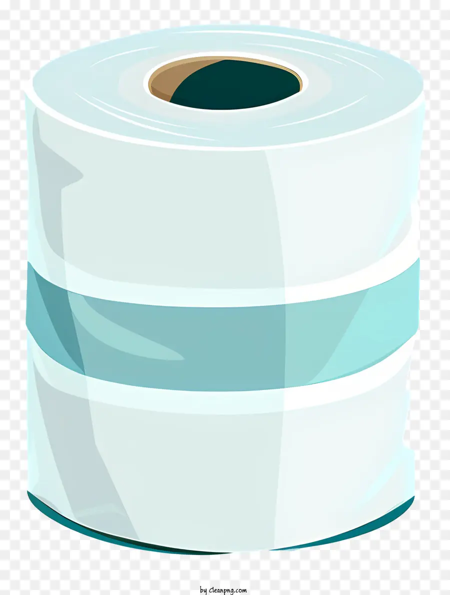 Toilettenpapier Rollen Toilettenpapier Cartoon Badezimmerhygiene - Cartoonbild der Toilettenpapierrolle