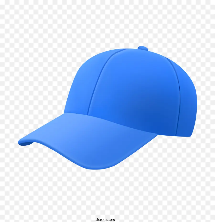 Emoji Blue Baseball Cap Logo Verstellbares Visor Flat Bill - Professionell aussehende Baseballkappe, passt bequem und verstellbar