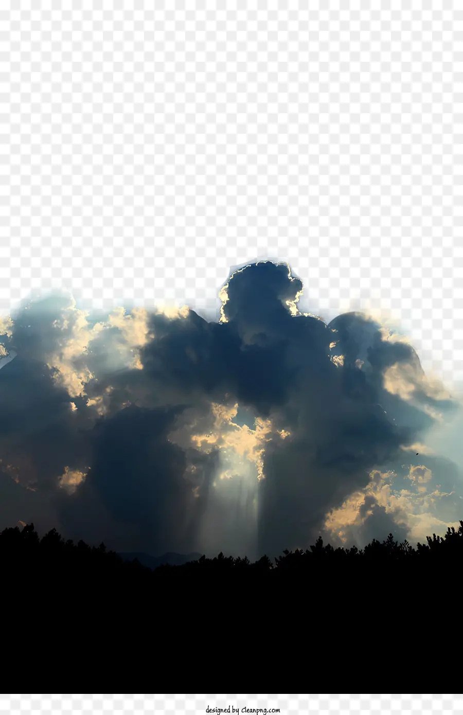 SCHEDA SCELLA CLUBLY SULLAGGI SUNSHINE ombre - Cielo nuvoloso con raggi di luce solare e ombre