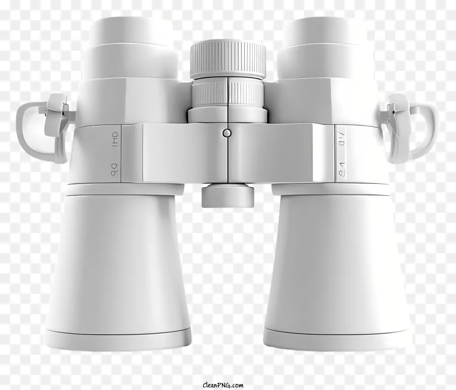 Ống nhòm ống kính ống kính ống kính phóng đại - Ống nhòm trắng với ống kính 7x35 và 10 lần