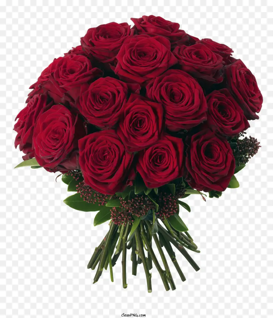 Rote Rosen - Frische rote Rosen in einem Vase -Bouquet