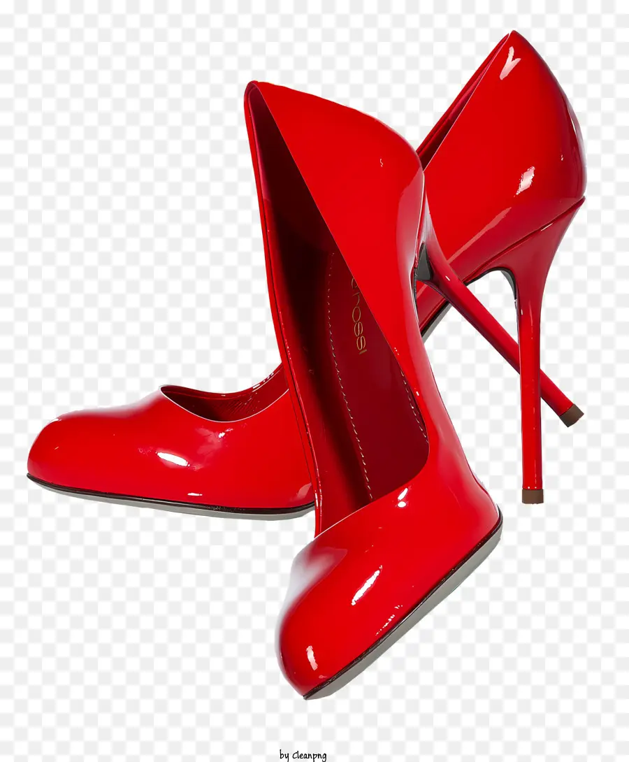 scarpe di moda da donna con tacco alto tacchi alti tacchi a spillo puntato con le dita dei piedi - Tacchi a spillo a punta rossa con cinturino alla caviglia