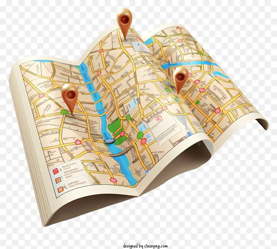 Lesen Sie einen Road Map Day London Map Pins Standorte Theater - Londoner Karte mit Stiften von Attraktionen