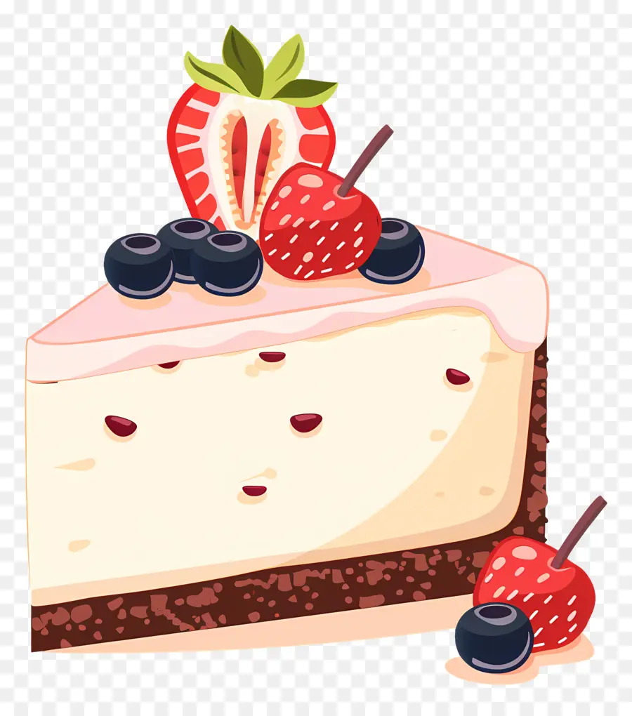 dessert cheesecake fragole salate dolci - Cheesecake con frutta e contorno di panna montata