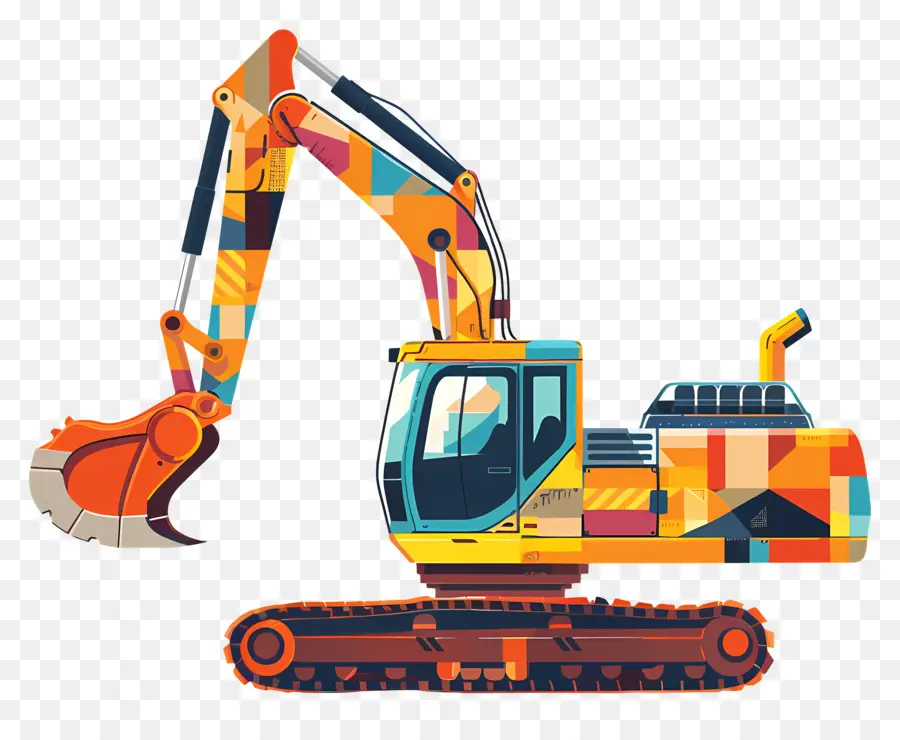 excavator construction equipment heavy machinery earth moving digging machine