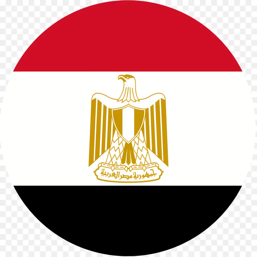 Ägypten Flagge der Ägypten Ägypten Flag - Ägyptenflagge: Tricolor mit Adler und Motto