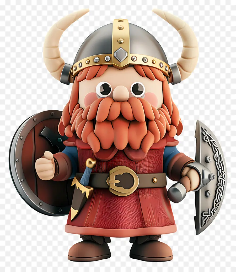 warrior viking axe shield helmet