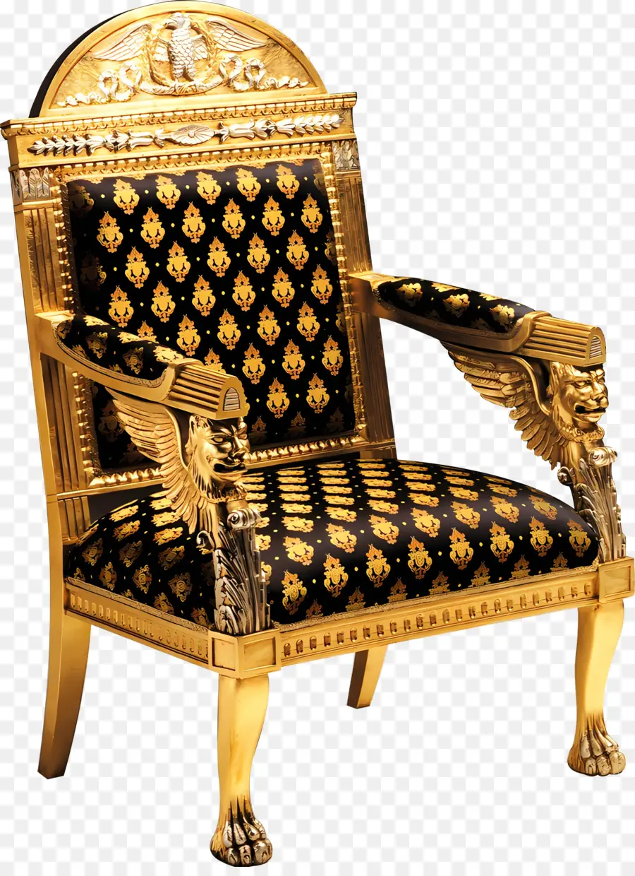 ghế sofa đồ nội thất ghế vàng và ghế nhung màu đen - Ghế ngả nhung vàng và đen với đại bàng