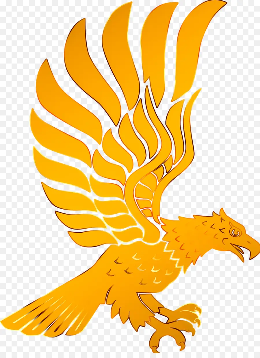 adler-Logo Goldadler Tierwelt Greifvogel Vogelbeobachtung - Anmutiger goldener Adler im Flug