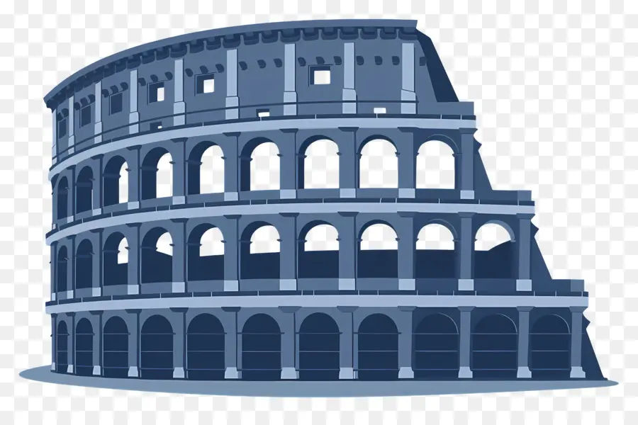 Italien Colosseum Stone Architecture Kuppel Gebäude Bögensäulen - Großes Steingebäude mit Bögen und Säulen