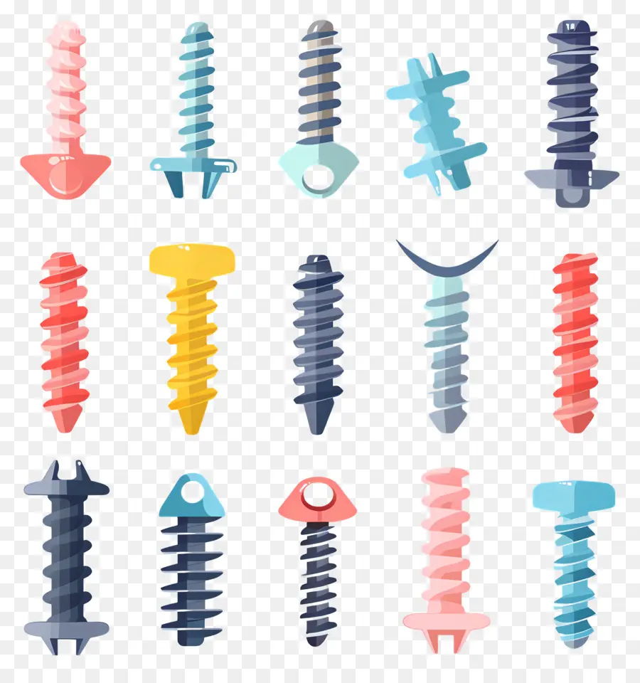screws nails hammers nail pliers screwdrivers