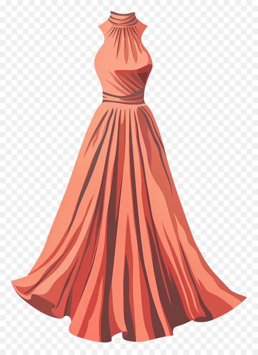 Váy thẩm mỹ váy trang trọng trang phục trang phục mở rộng váy rộng - Chiếc váy trang trọng màu hồng tinh xảo, có dòng chữ cao với đường viền cổ cao