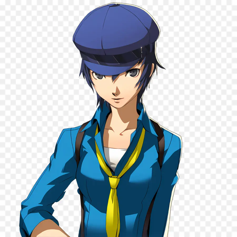 shin megami tensei persona 5 3d animation blue shirt black tie