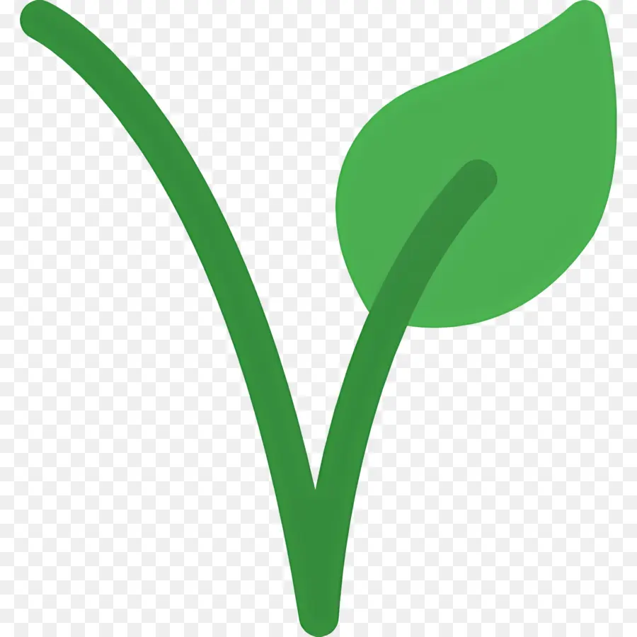 grünes Blatt - Grünes Blatt symbolisiert Wachstum und Erneuerung